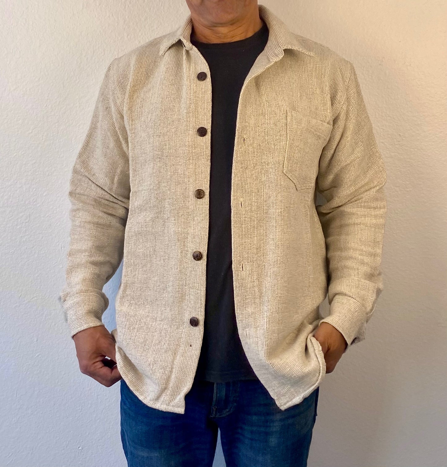 Men's Long Sleeve Button Up
