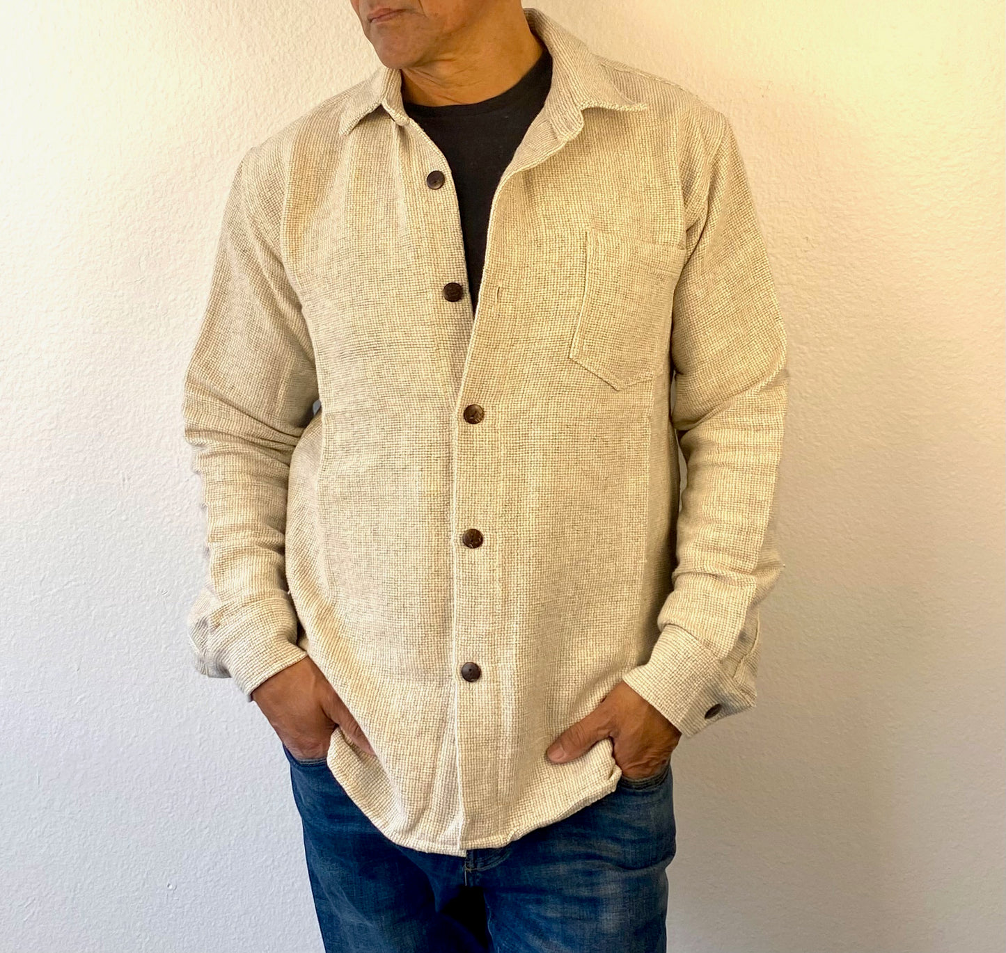 Men's Long Sleeve Button Up