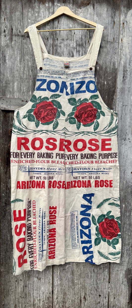 Rose Rice Sack Overalls